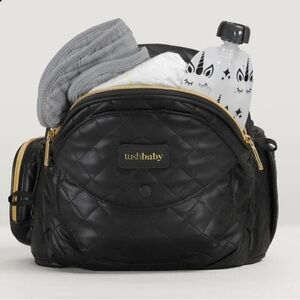 Tushbaby Hip Carrier Vegan Leather Black